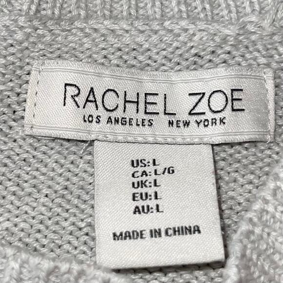 Sweater Colorblock Pink Gray Boxy - Picture 8 of 10